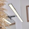 Morges Lampa oświetlająca lustro LED Chrom, Biały, 1-punktowy