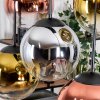 Gastor Lampa wisząca, Kula świetlna, Lampa wisząca Chrom, Złoty, Przezroczysty, W kolorze miedzi, Przydymiony, 6-punktowe