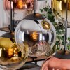 Gastor Lampa wisząca, Kula świetlna, Lampa wisząca Chrom, Złoty, Przezroczysty, W kolorze miedzi, Przydymiony, 6-punktowe