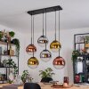 Gastor Lampa wisząca, Kula świetlna, Lampa wisząca Chrom, Złoty, Przezroczysty, W kolorze miedzi, Przydymiony, 6-punktowe