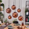 Gastor lampa wisząca, kula świetlna, lampa wisząca miedziany, 6-punktowe