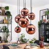 Gastor lampa wisząca, kula świetlna, lampa wisząca miedziany, 6-punktowe