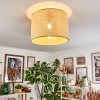 Sabadim lampa sufitowa beżowy, naturalny, 1-punktowy