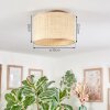 Sabadim Lampa sufitowa beige, Ecru, 1-punktowy