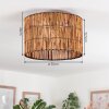 Cando lampa sufitowa naturalny, 1-punktowy
