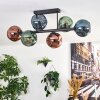 Ripoll Lampa sufitowa, Kula świetlna Niebeieski, Zielony, W kolorze miedzi, 6-punktowe