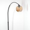 Ripoll lampa stojąca, lampa podłogowa łukowa czarny, 1-punktowy