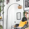 Ripoll lampa stojąca, lampa podłogowa łukowa czarny, 1-punktowy