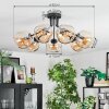 Ripoll Lampa sufitowa, Kula świetlna W kolorze bursztynu, 7-punktowe