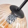 Koyoto lampa sufitowa, kula świetlna 73 cm bursztynowy, przezroczysty, przydymiony, 6-punktowe