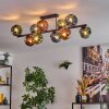 Ripoll Lampa sufitowa, Kula świetlna Niebeieski, Zielony, W kolorze miedzi, 10-punktowe