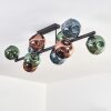Ripoll Lampa sufitowa, Kula świetlna Niebeieski, Zielony, W kolorze miedzi, 10-punktowe