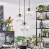 Koyoto lampa wisząca, kula świetlna, lampa wisząca kaskadowa przezroczysty, 3-punktowe