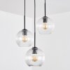 Koyoto lampa wisząca, kula świetlna, lampa wisząca kaskadowa przezroczysty, 3-punktowe