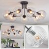 Koyoto lampa sufitowa, kula świetlna 82 cm przezroczysty, 7-punktowe