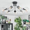 Koyoto lampa sufitowa, kula świetlna 82 cm przezroczysty, 7-punktowe