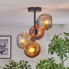Ripoll lampa sufitowa, kula świetlna złoty, miedziany, przydymiony, 4-punktowe