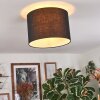 Bassagoda Lampa sufitowa Czarny, Biały, 1-punktowy