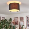 Bassagoda Lampa sufitowa Czarny, Biały, 1-punktowy