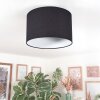 Bassagoda Lampa sufitowa Czarny, Biały, 1-punktowy