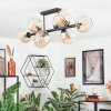 Koyoto lampa sufitowa, kula świetlna bursztynowy, przezroczysty, 8-punktowe