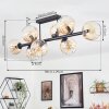 Koyoto lampa sufitowa, kula świetlna bursztynowy, przezroczysty, 8-punktowe