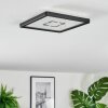 Simonstorp Lampa sufitowa, Panel LED Czarny, Biały, 1-punktowy