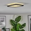 Simonstorp Lampa sufitowa, Panel LED Czarny, Biały, 1-punktowy