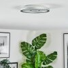 Simonstorp Lampa sufitowa, Panel LED Srebrny, Biały, 1-punktowy