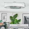 Elmar Lampa sufitowa, Panel LED Biały, 1-punktowy