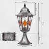 Lignac Lampa na cokół, Oświetlenie ścieżek Czarny, Srebrny, 1-punktowy