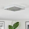 Esmar Lampa sufitowa, Panel LED Srebrny, 1-punktowy