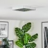 Esmar Lampa sufitowa, Panel LED Srebrny, 1-punktowy