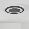 Gelan Lampa sufitowa, Panel, Lampa ścienna LED Czarny, Biały, 1-punktowy