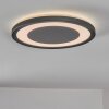 Gelan Lampa sufitowa, Panel, Lampa ścienna LED Czarny, Biały, 1-punktowy