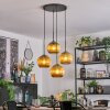 Koyoto lampa wisząca, kula świetlna, lampa wisząca kaskadowa złoty, 4-punktowe
