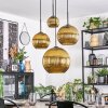 Koyoto lampa wisząca, kula świetlna, lampa wisząca kaskadowa złoty, 4-punktowe