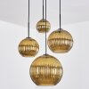 Koyoto lampa wisząca, kula świetlna, lampa wisząca kaskadowa złoty, 4-punktowe