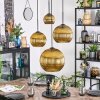Koyoto lampa wisząca, kula świetlna, lampa wisząca kaskadowa złoty, 4-punktowe