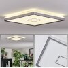Simonstorp Lampa sufitowa, Panel LED Srebrny, Biały, 1-punktowy
