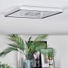 Simonstorp Lampa sufitowa, Panel LED Srebrny, Biały, 1-punktowy