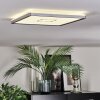 Simonstorp Lampa sufitowa, Panel LED Srebrny, Biały, 1-punktowy
