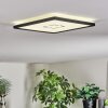Simonstorp Lampa sufitowa, Panel LED Czarny, Biały, 1-punktowy
