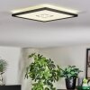 Simonstorp Lampa sufitowa, Panel LED Czarny, Biały, 1-punktowy