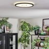 Simonstorp Lampa sufitowa, Panel LED Czarny, Biały, 1-punktowy