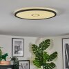 Simonstorp Lampa sufitowa, Panel LED Czarny, Biały, 1-punktowy