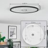 Simonstorp Lampa sufitowa, Panel LED Czarny, Biały, 1-punktowy