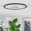 Simonstorp Lampa sufitowa, Panel LED Czarny, Biały, 1-punktowy