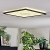 Simonstorp Lampa sufitowa, Panel LED Czarny, Biały, 1-punktowy