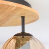Koyoto lampa sufitowa, kula świetlna 40 cm kolory naturalne, czarny, 3-punktowe